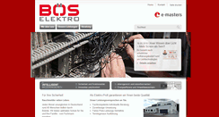 Desktop Screenshot of elektro-boes.de