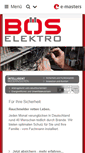 Mobile Screenshot of elektro-boes.de