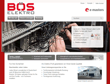 Tablet Screenshot of elektro-boes.de